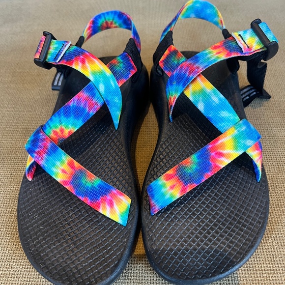 CHACO WOMENS Z/1 CLASSIC SANDAL TIE DYE SIZE 6 LIKE NEW - Picture 2 of 8